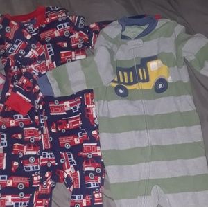 Set of 2 Carter's 3t footsie pajamas